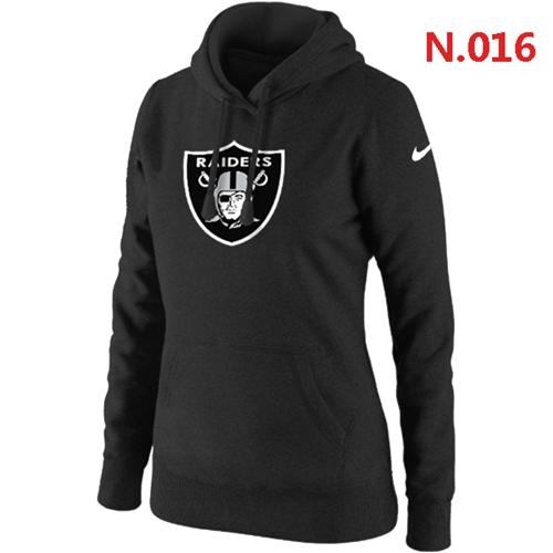 Women's Las Vegas Raiders Logo Pullover Hoodie Black cheap jerseys for sale - CheapJerseys.Shop