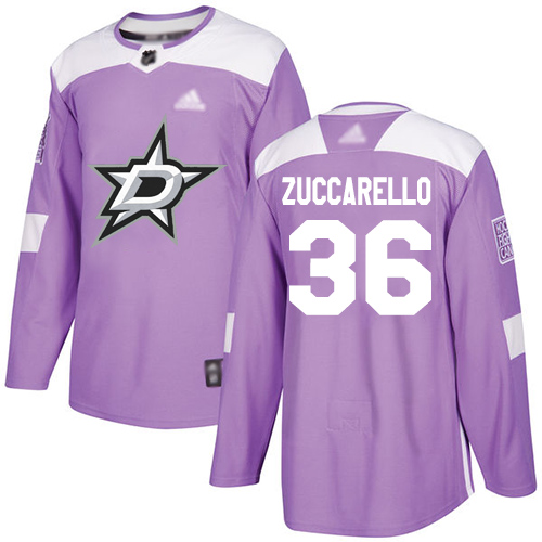Dallas Stars #36 Mats Zuccarello Purple Authentic Fights Cancer Youth Stitched Jersey Youth cheap jerseys for sale - CheapJerseys.Shop