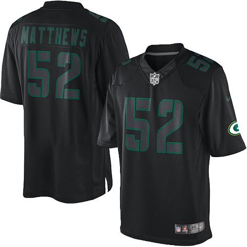 Green Bay Packers #52 Clay Matthews Black Men's Stitched Impact Limited Jersey Men's cheap jerseys for sale - CheapJerseys.Shop