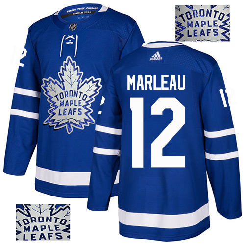 Maple Toronto Maple Leafs #12 Patrick Marleau Blue Home Authentic Fashion Gold Stitched Jersey Men's cheap jerseys for sale - CheapJerseys.Shop