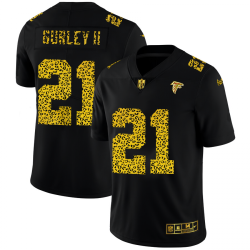Atlanta Atlanta Falcons #21 Todd Gurley II Men's Leopard Print Fashion Vapor Limited Jersey Black Men's cheap jerseys for sale - CheapJerseys.Shop