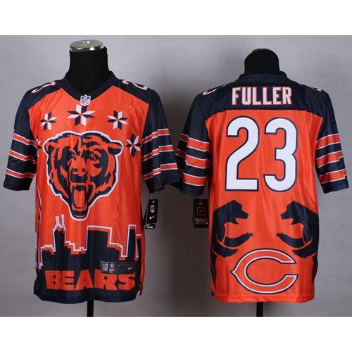 Chicago Bears #23 Kyle Fuller Orange Men's Stitched Elite Noble Fashion Jersey Men's cheap jerseys for sale - CheapJerseys.Shop
