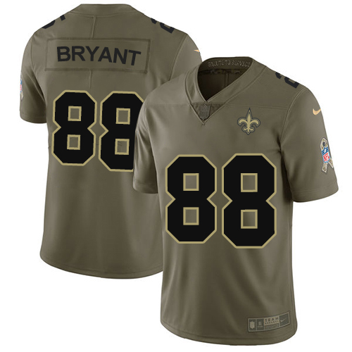 New Orleans Saints #88 Dez Bryant Olive Men's Stitched Limited 2017 Salute To Service Jersey Men's cheap jerseys for sale - CheapJerseys.Shop