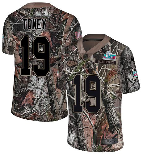 Chiefs #19 Kadarius Toney Camo Super Bowl LVII Patch Youth Stitched Limited Rush Realtree Jersey cheap jerseys for sale - CheapJerseys.Shop