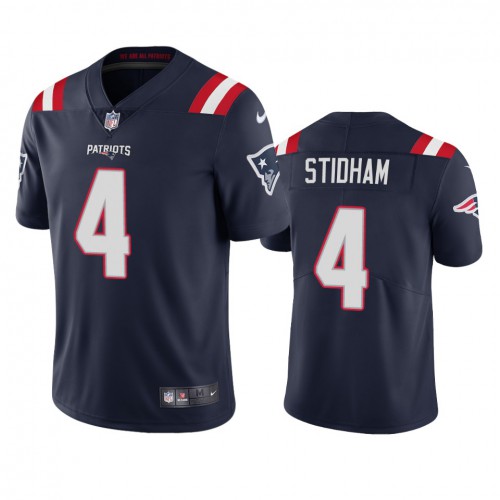 New England New England Patriots #4 Jarrett Stidham Men's Navy 2020 Vapor Limited Jersey Men's cheap jerseys for sale - CheapJerseys.Shop
