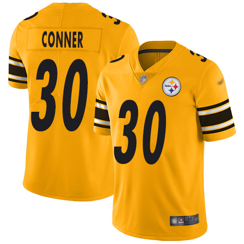 Pittsburgh Steelers #30 James Conner Gold Men's Stitched Limited Inverted Legend Jersey Men's cheap jerseys for sale - CheapJerseys.Shop