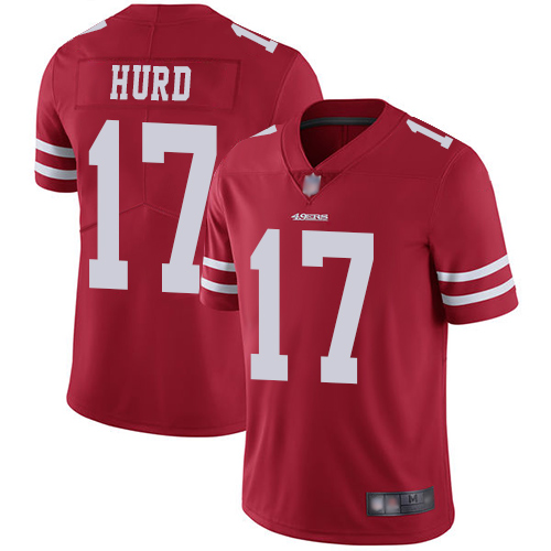 San Francisco 49ers #17 Jalen Hurd Red Team Color Youth Stitched Vapor Untouchable Limited Jersey Youth cheap jerseys for sale - CheapJerseys.Shop