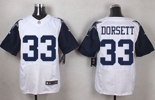 Cowboys #33 Tony Dorsett White Men's Stitched Elite Rush Jersey cheap jerseys for sale - CheapJerseys.Shop