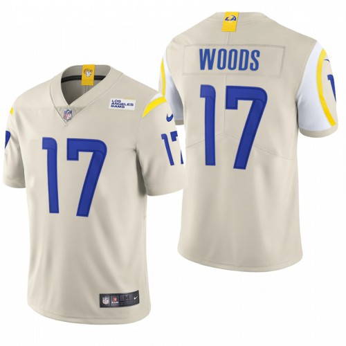 Los Angeles Los Angeles Rams #17 Robert Woods Men's Bone 2020 Vapor Untouchable Limited Jersey Men's cheap jerseys for sale - CheapJerseys.Shop