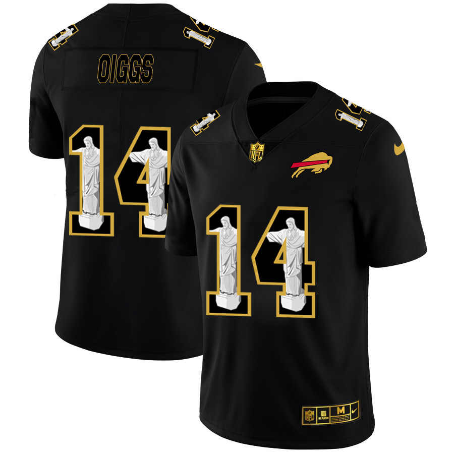 Buffalo Bills #14 Stefon Diggs Men's Carbon Black Vapor Cristo Redentor Limited Jersey cheap jerseys for sale - CheapJerseys.Shop