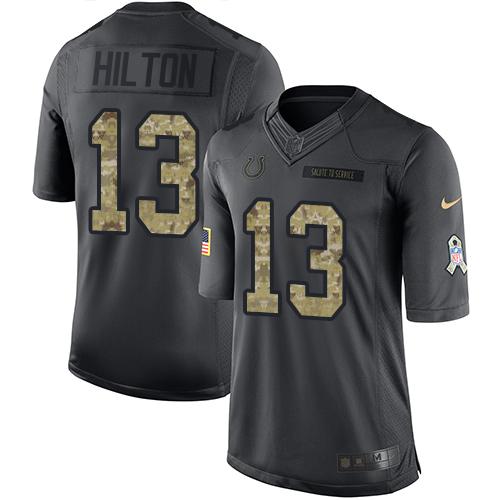 Colts #13 T.Y. Hilton Black Youth Stitched Limited 2016 Salute To Service Jersey cheap jerseys for sale - CheapJerseys.Shop