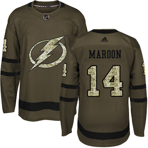 Tampa Bay Lightning #14 Pat Maroon Green Salute to Service Stitched Jersey Men's cheap jerseys for sale - CheapJerseys.Shop