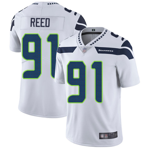 Seattle Seahawks #91 Jarran Reed White Men's Stitched Vapor Untouchable Limited Jersey Men's cheap jerseys for sale - CheapJerseys.Shop