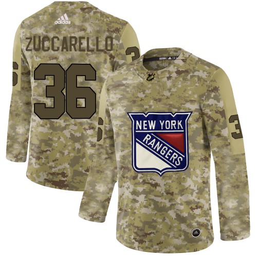 New York Rangers #36 Mats Zuccarello Camo Authentic Stitched Jersey Men's cheap jerseys for sale - CheapJerseys.Shop