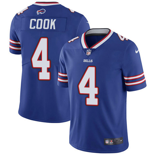 Bills #4 James Cook Royal Blue Team Color Men's Stitched Vapor Untouchable Limited Jersey cheap jerseys for sale - CheapJerseys.Shop