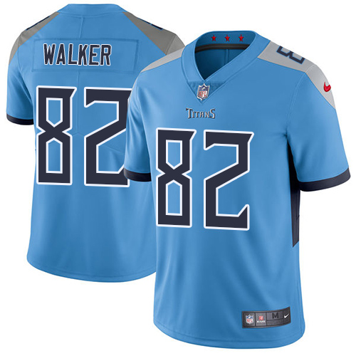 Tennessee Titans #82 Delanie Walker Light Blue Alternate Youth Stitched Vapor Untouchable Limited Jersey Youth cheap jerseys for sale - CheapJerseys.Shop