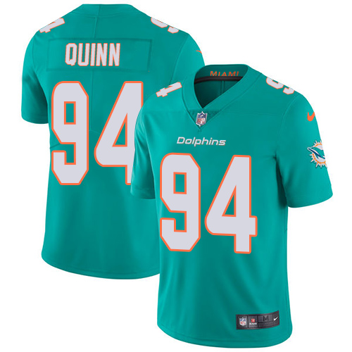 Miami Dolphins #94 Robert Quinn Aqua Green Team Color Youth Stitched Vapor Untouchable Limited Jersey Youth cheap jerseys for sale - CheapJerseys.Shop