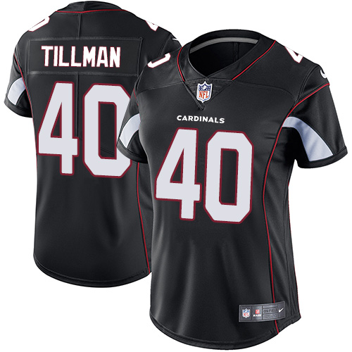 Cardinals #40 Pat Tillman Black Alternate Women's Stitched Vapor Untouchable Limited Jersey cheap jerseys for sale - CheapJerseys.Shop