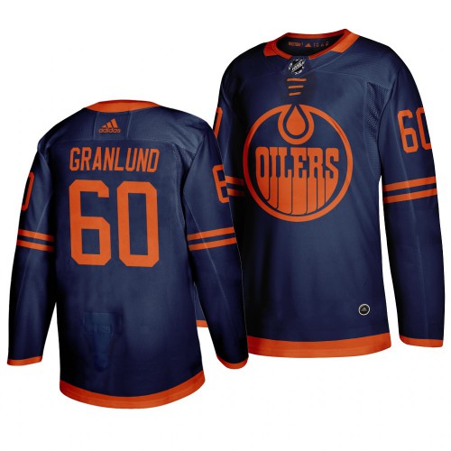 Edmonton Edmonton Oilers #60 Markus Granlund Blue 2019-20 Third Alternate Jersey Men's cheap jerseys for sale - CheapJerseys.Shop