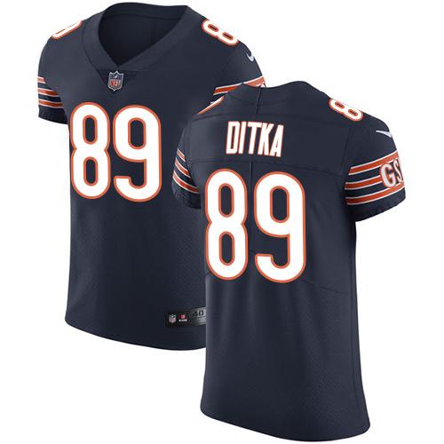 Bears #89 Mike Ditka Navy Blue Team Color Men's Stitched Vapor Untouchable Elite Jersey cheap jerseys for sale - CheapJerseys.Shop