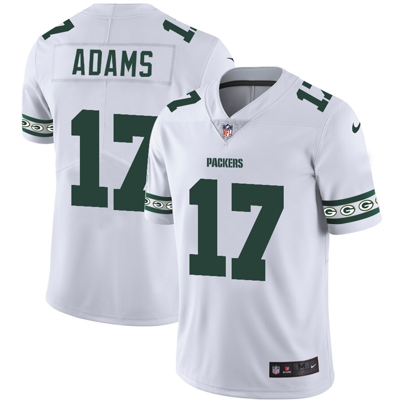 Green Bay Packers #17 Davante Adams White Team Logo Vapor Limited Jersey cheap jerseys for sale - CheapJerseys.Shop
