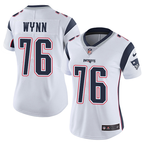 New England Patriots #76 Isaiah Wynn White Women's Stitched Vapor Untouchable Limited Jersey Womens cheap jerseys for sale - CheapJerseys.Shop