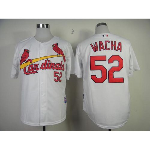 St.Louis Cardinals #52 Michael Wacha White Cool Base Stitched Jersey Men's cheap jerseys for sale - CheapJerseys.Shop
