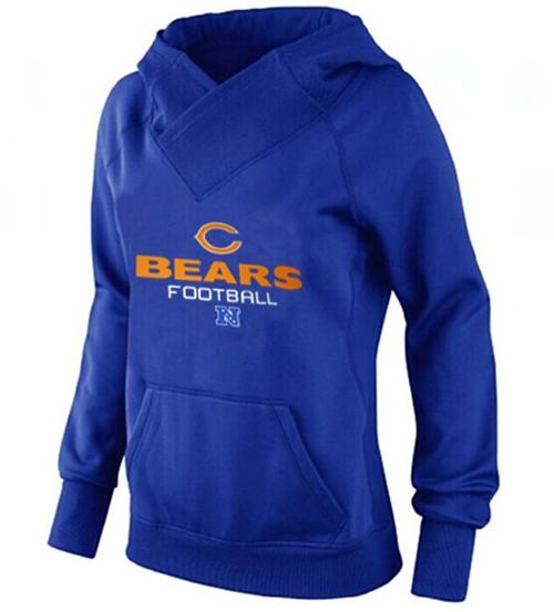 Women's Chicago Bears Big & Tall Critical Victory Pullover Hoodie Blue cheap jerseys for sale - CheapJerseys.Shop