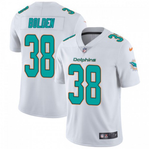 Miami Dolphins #38 Brandon Bolden White Men's Stitched Vapor Untouchable Limited Jersey Men's cheap jerseys for sale - CheapJerseys.Shop