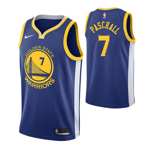 Golden State Warriors #7 Eric Paschall Icon Edition Blue Jersey Mens cheap jerseys for sale - CheapJerseys.Shop