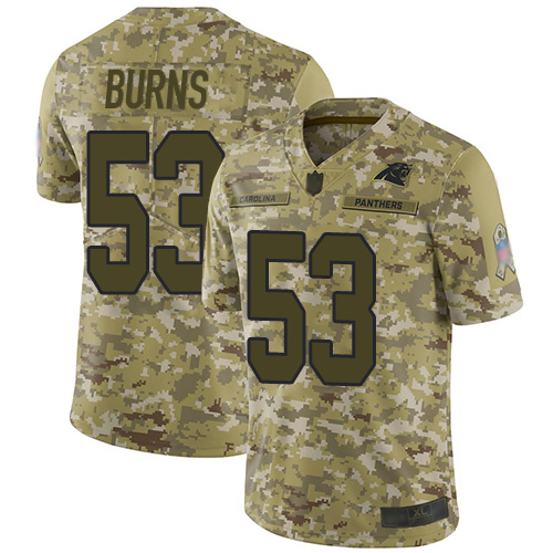 Panthers #53 Brian Burns Camo Youth Stitched Limited 2018 Salute To Service Jersey cheap jerseys for sale - CheapJerseys.Shop