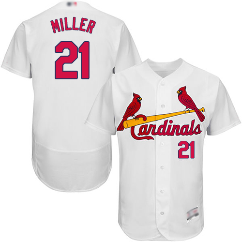 St.Louis Cardinals #21 Andrew Miller White Flexbase Authentic Collection Stitched Jersey Men's cheap jerseys for sale - CheapJerseys.Shop