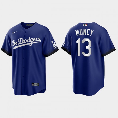 Los Angeles Los Angeles Dodgers #13 Max Muncy Men's 2021 City Connect Game Jersey Royal Men's cheap jerseys for sale - CheapJerseys.Shop