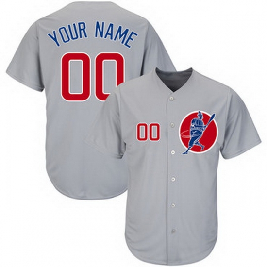 Men Women Youth Toddler All Size Chicago Cubs Gray Customized Cool Base New Design Jersey cheap jerseys for sale - CheapJerseys.Shop