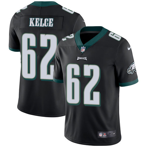 Eagles #62 Jason Kelce Black Alternate Youth Stitched Vapor Untouchable Limited Jersey cheap jerseys for sale - CheapJerseys.Shop