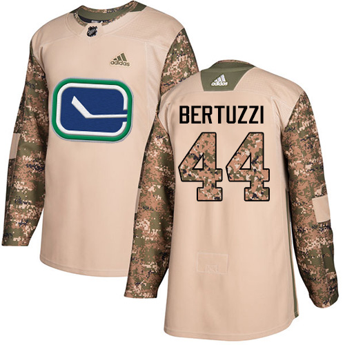 Vancouver Canucks #44 Todd Bertuzzi Camo Authentic 2017 Veterans Day Stitched Jersey Men's cheap jerseys for sale - CheapJerseys.Shop