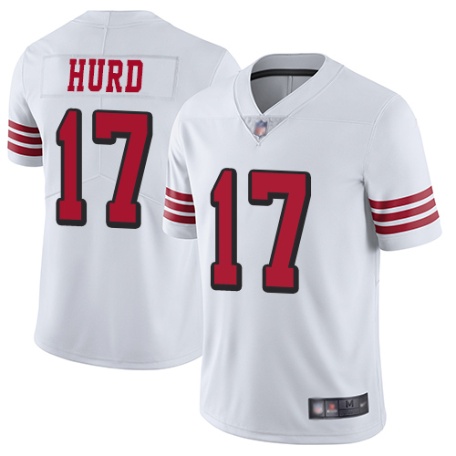 San Francisco 49ers #17 Jalen Hurd White Rush Youth Stitched Vapor Untouchable Limited Jersey Youth cheap jerseys for sale - CheapJerseys.Shop