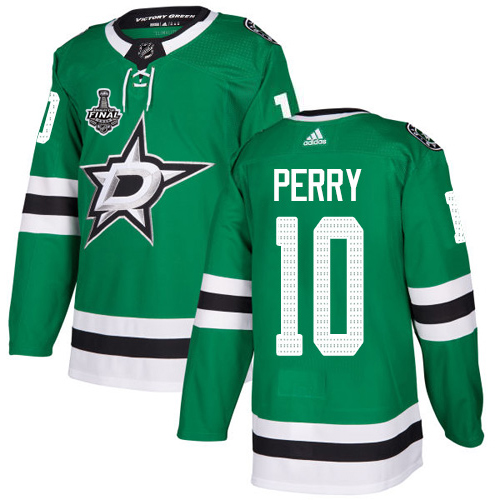 Dallas Stars #10 Corey Perry Green Home Authentic 2020 Stanley Cup Final Stitched Jersey Men's cheap jerseys for sale - CheapJerseys.Shop