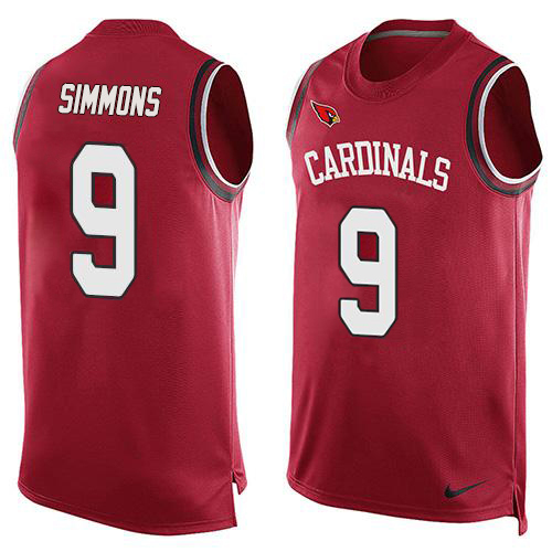 Cardinals #9 Isaiah Simmons Red Team Color Men's Stitched Limited Tank Top Jersey cheap jerseys for sale - CheapJerseys.Shop