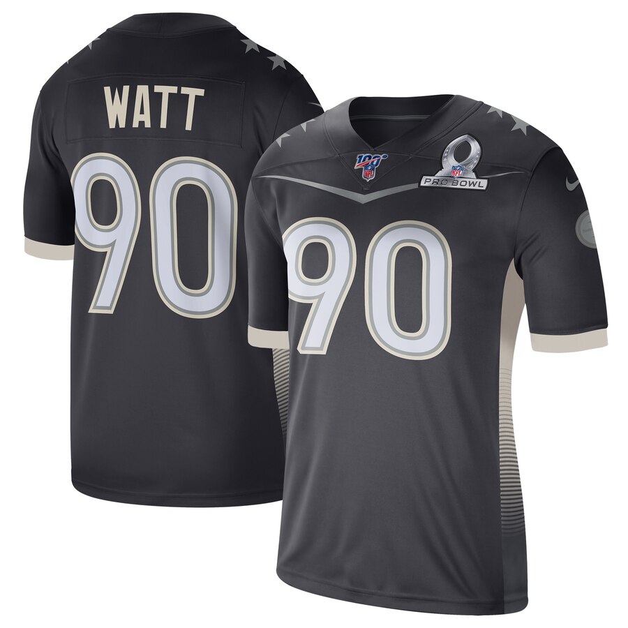 Pittsburgh Steelers #90 T.J. Watt 2020 AFC Pro Bowl Game Jersey Anthracite cheap jerseys for sale - CheapJerseys.Shop