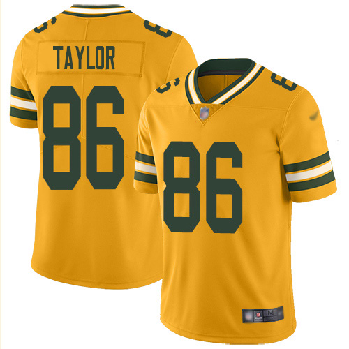 Green Bay Packers #86 Malik Taylor Gold Youth Stitched Limited Inverted Legend Jersey Youth cheap jerseys for sale - CheapJerseys.Shop