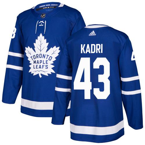 Maple Toronto Maple Leafs #43 Nazem Kadri Blue Home Authentic Stitched Jersey Men's cheap jerseys for sale - CheapJerseys.Shop