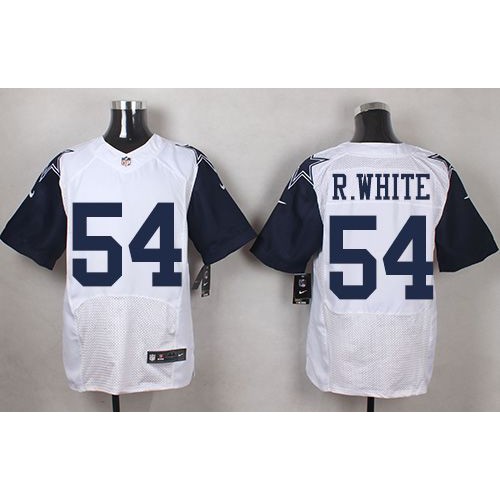 Dallas Cowboys #54 Randy White White Men's Stitched Elite Rush Jersey Men's cheap jerseys for sale - CheapJerseys.Shop