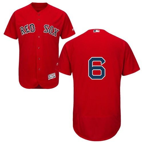 Boston Red Sox #6 Johnny Pesky Red Flexbase Authentic Collection Stitched Jersey Men's cheap jerseys for sale - CheapJerseys.Shop
