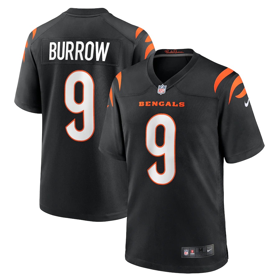 Cincinnati Bengals #9 Joe Burrow Black Game Jersey cheap jerseys for sale - CheapJerseys.Shop