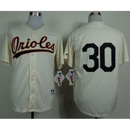 Baltimore Orioles #30 Chris Tillman Cream 1954 Turn Back The Clock Stitched Jersey Men's cheap jerseys for sale - CheapJerseys.Shop