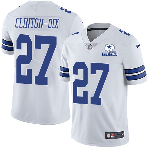 Dallas Cowboys #27 Ha Ha Clinton-Dix White Men's Stitched With Established In 1960 Patch Vapor Untouchable Limited Jersey Men's cheap jerseys for sale - CheapJerseys.Shop