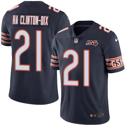 Chicago Bears #21 Ha Ha Clinton-Dix Navy Blue Team Color Men's 100th Season Stitched Vapor Untouchable Limited Jersey Men's cheap jerseys for sale - CheapJerseys.Shop