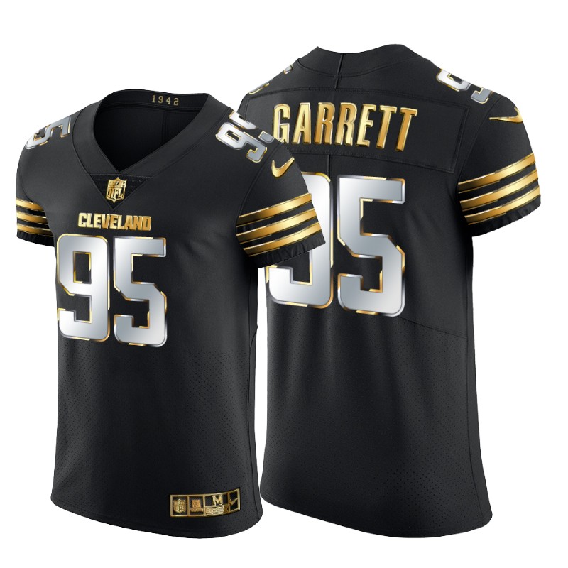 Cleveland Browns #95 Myles Garrett Men's Black Edition Vapor Untouchable Elite Jersey cheap jerseys for sale - CheapJerseys.Shop