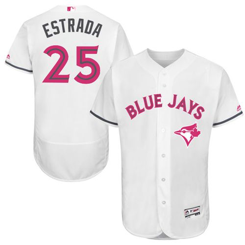 Toronto Blue Jays #25 Marco Estrada White Flexbase Authentic Collection Mother's Day Stitched Jersey Men's cheap jerseys for sale - CheapJerseys.Shop